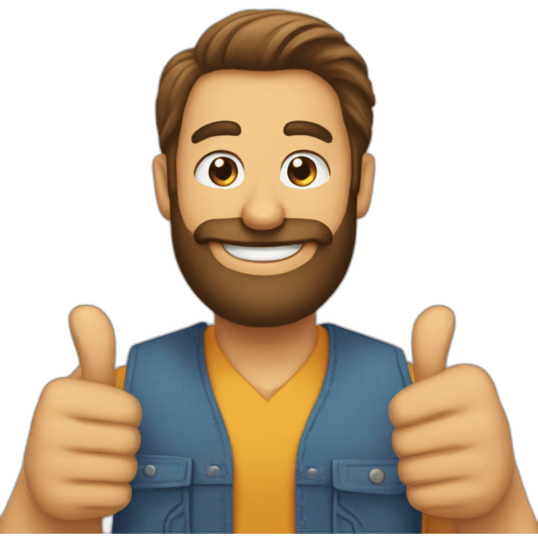 bearded-punjabi-combover-man-thumbs-up emoji