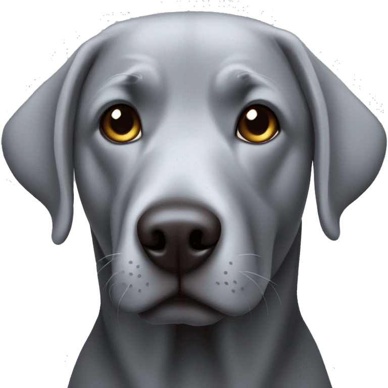 Grey Labrador emoji