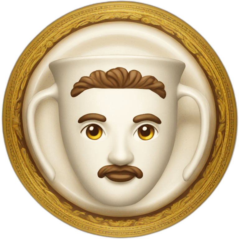 Versace cappuccino cup emoji