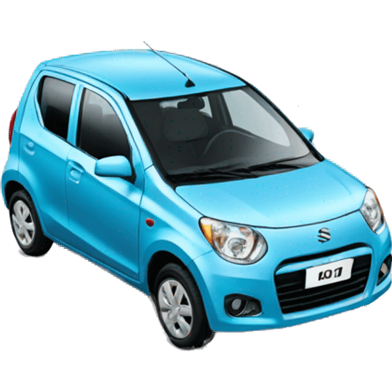 2013 Suzuki Alto, light blue color emoji