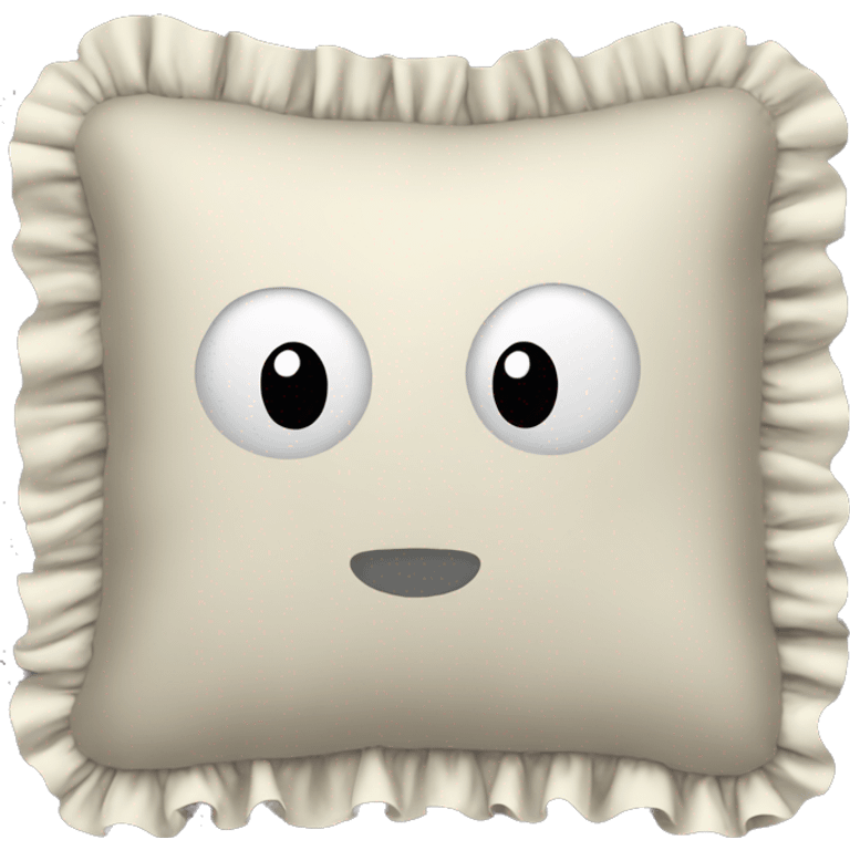 Pillow with frills emoji