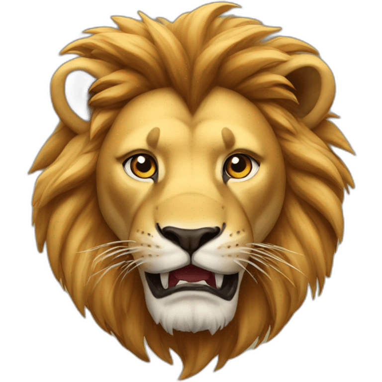 lion with sports emoji