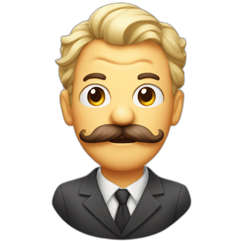 fart with a mustach emoji