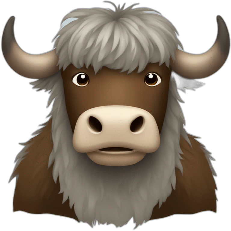 yak with a sour face emoji