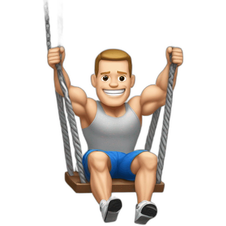 john cena on a swing emoji