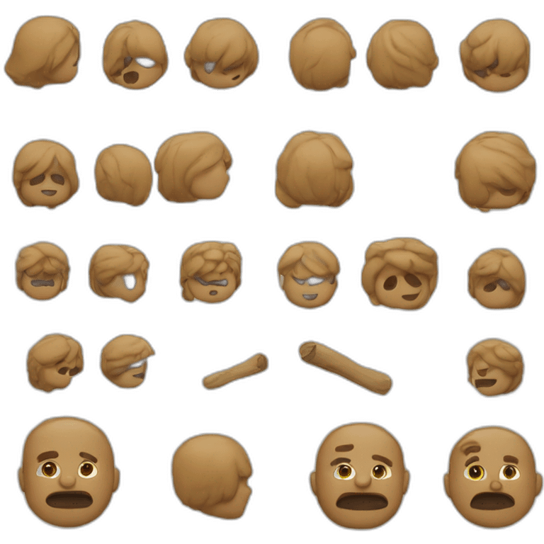 Queda de braço emoji