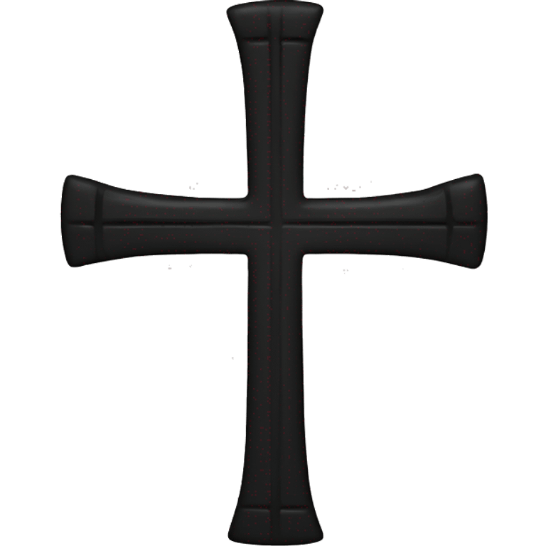 Black cross  emoji