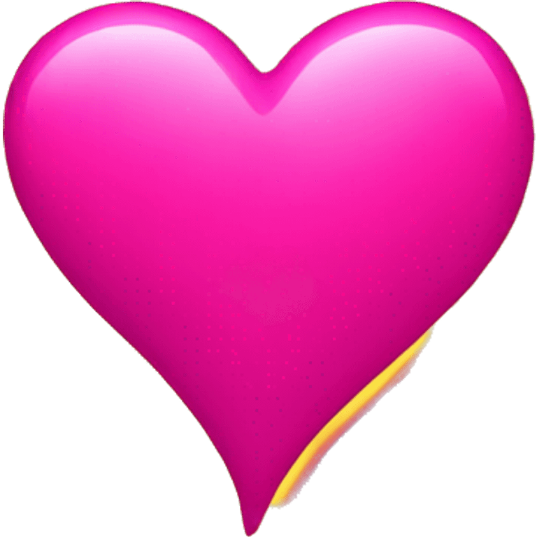 Hot pink heart with flames  emoji