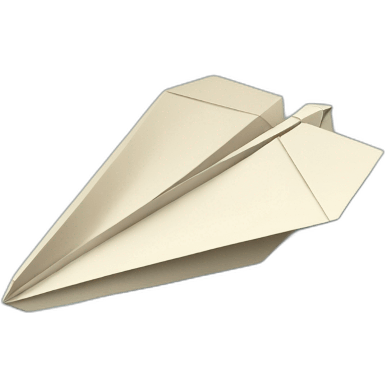 origami paperplane emoji