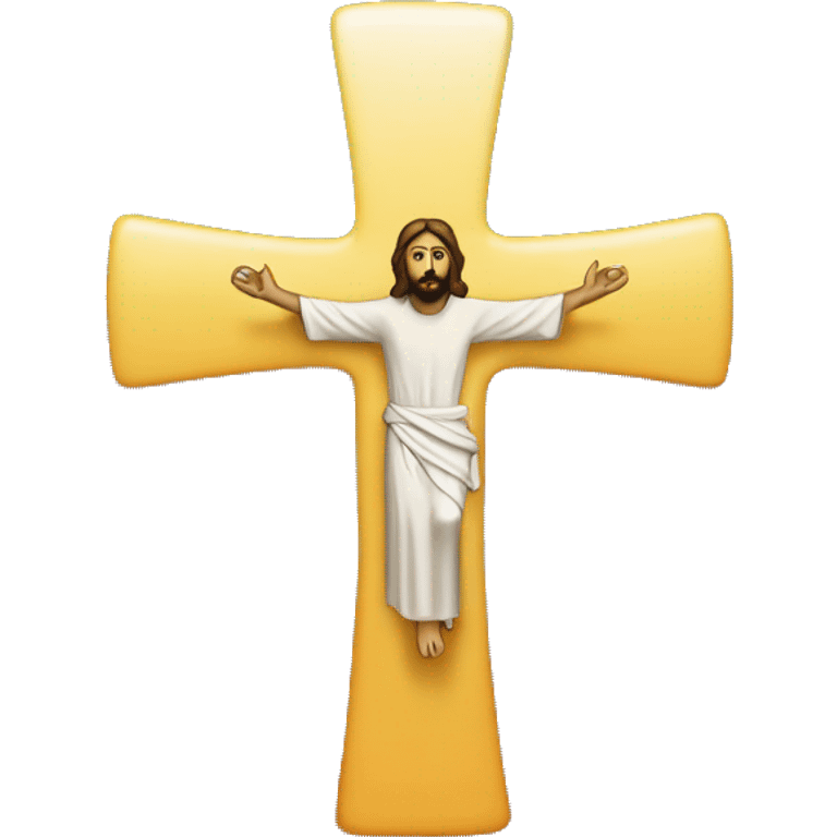 Jesus Cross with the initials DJ emoji