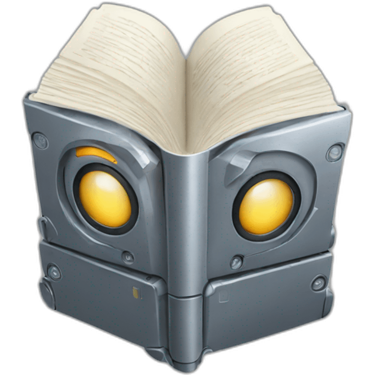 robot book emoji