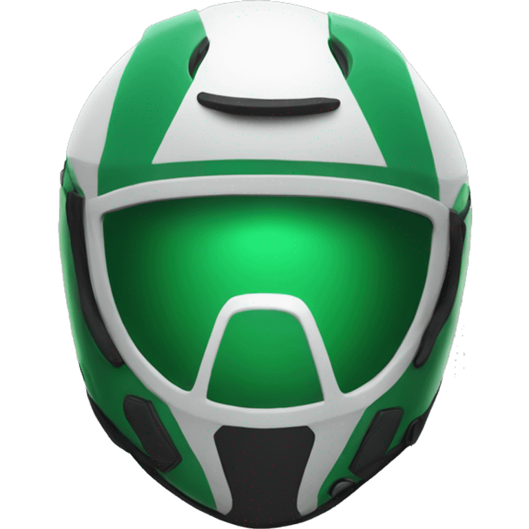 Green plus helmet  emoji