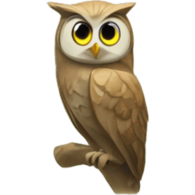 owl and palm tree emoji