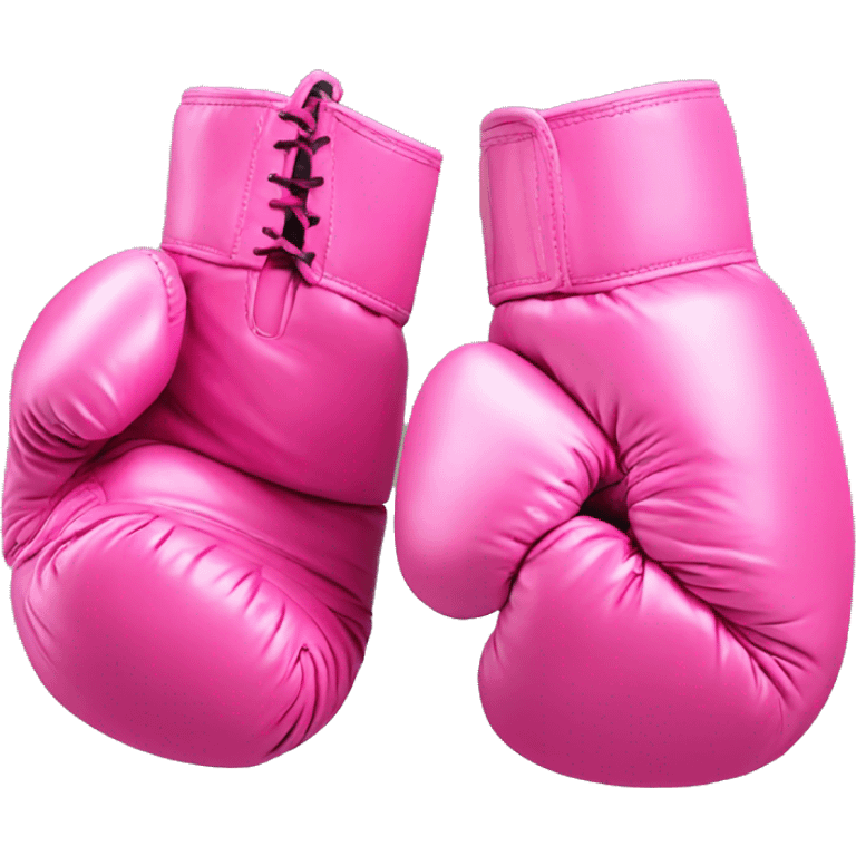 pink boxing gloves  emoji