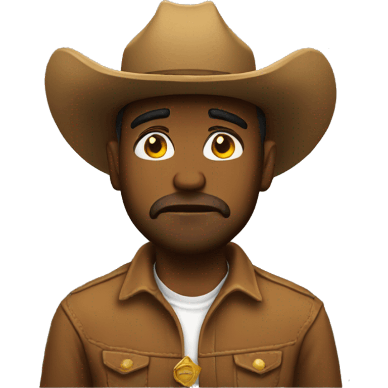 cowboy emoji sad emoji