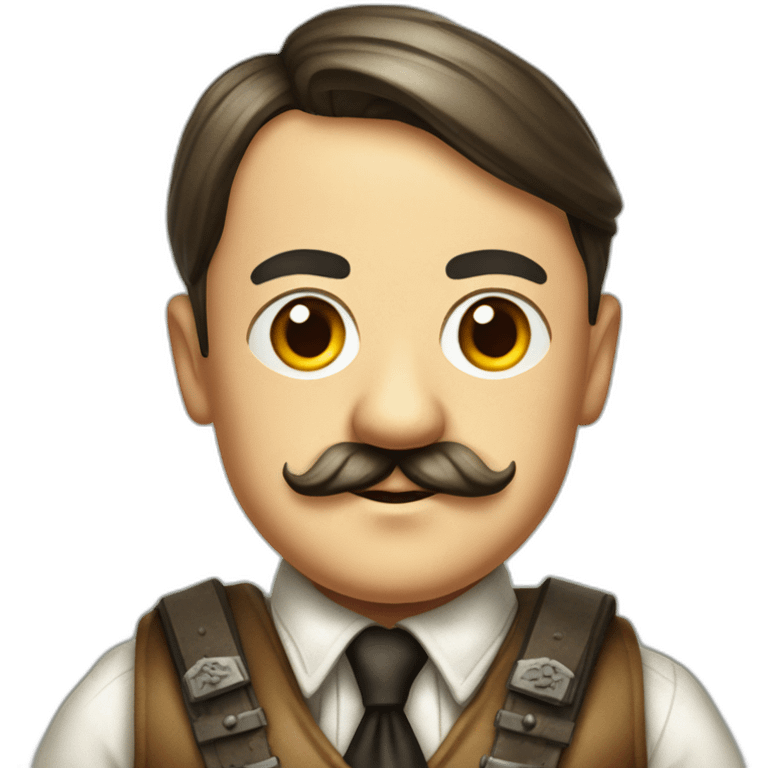 Adolf Hitler in Oktoberfest Clothes emoji