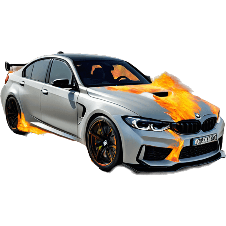 Bmw m3 competition 2022 en fuego emoji