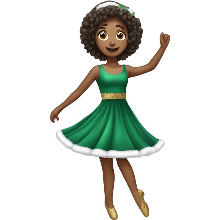 Christmas Dance Girl  emoji