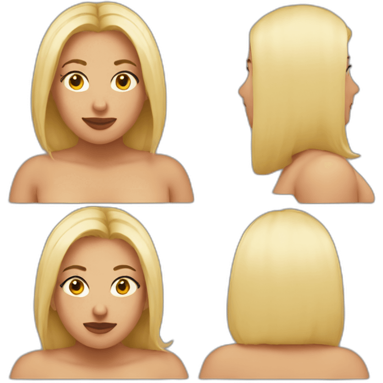 Rubia gorda emoji