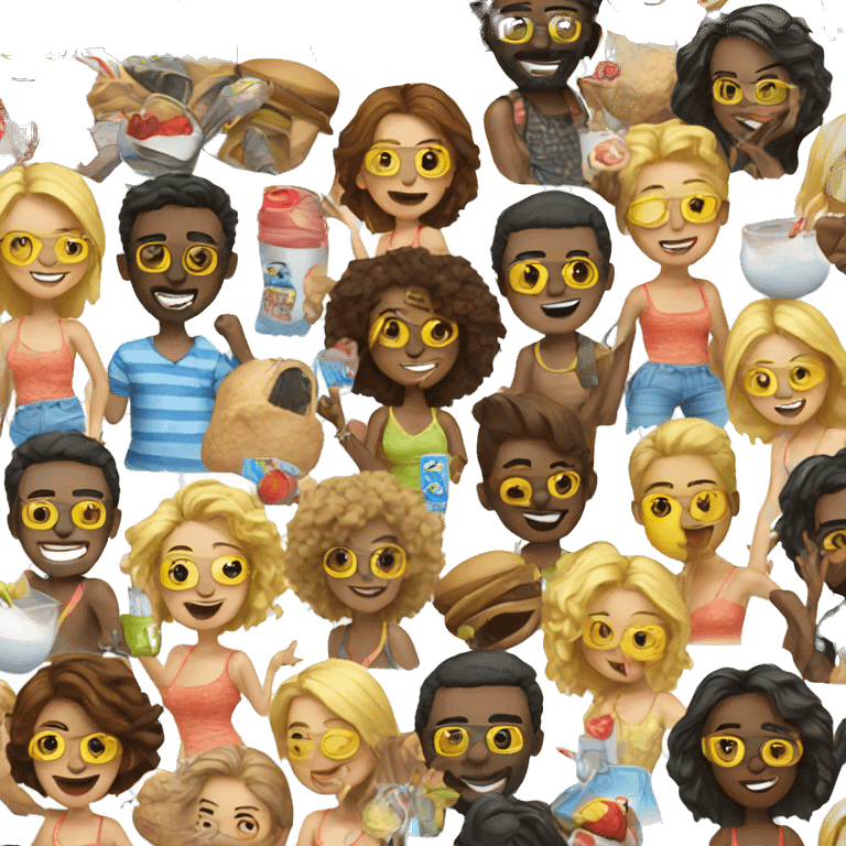 summer fun with friends emoji