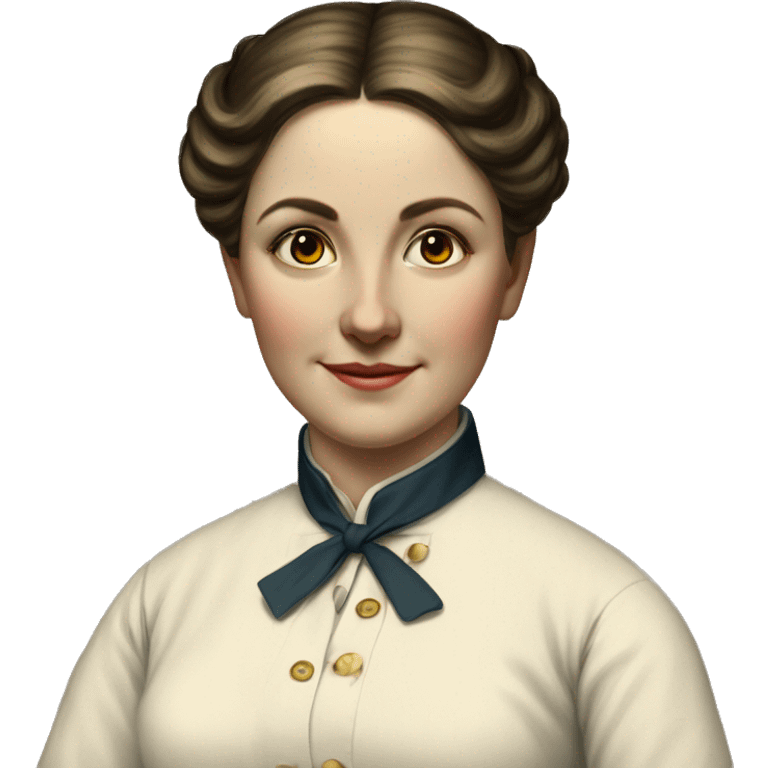 Full-length nurse 1870 emoji