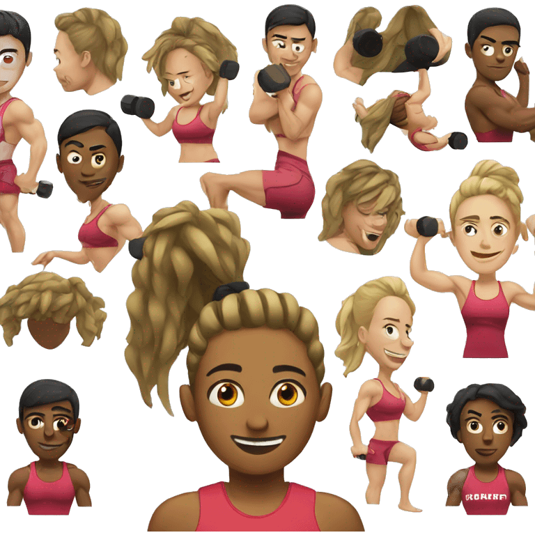 CrossFit athlete  emoji