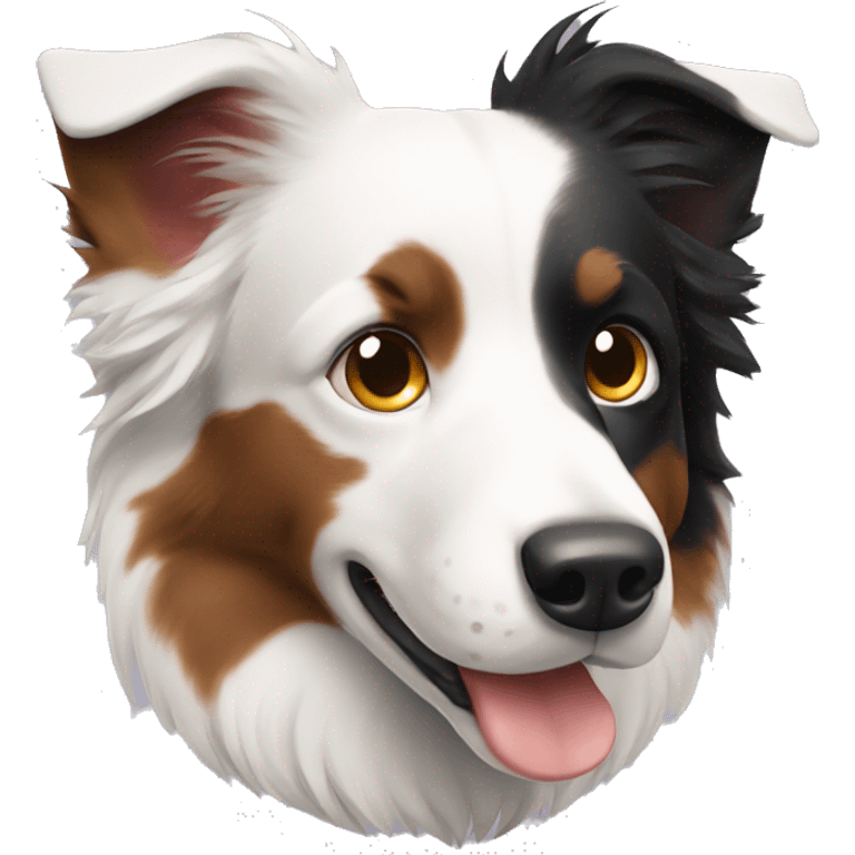 tricolor border collie emoji