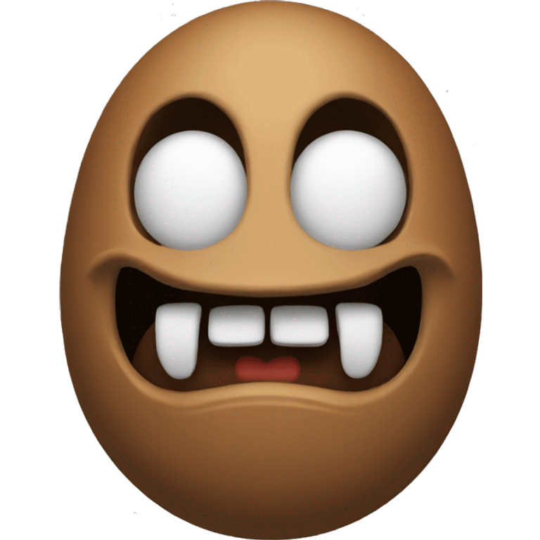 Dead Goomba from super mario emoji