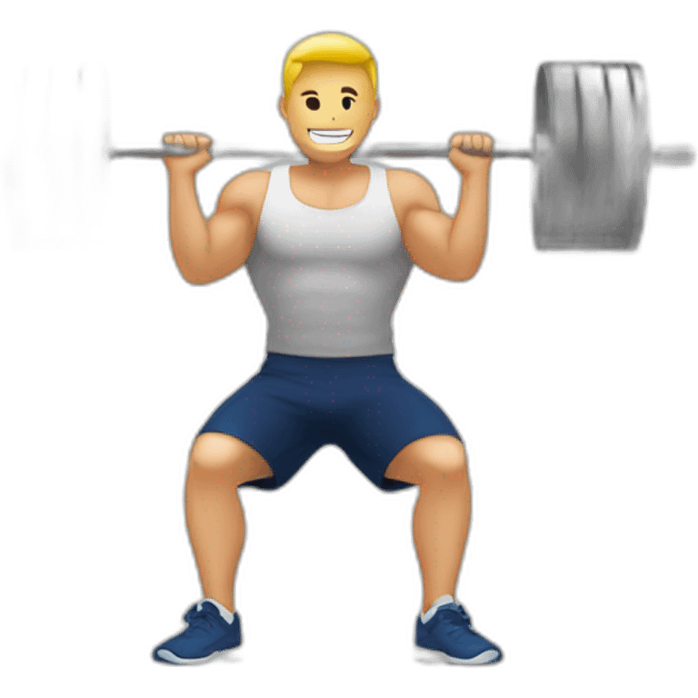  gym lifting emoji