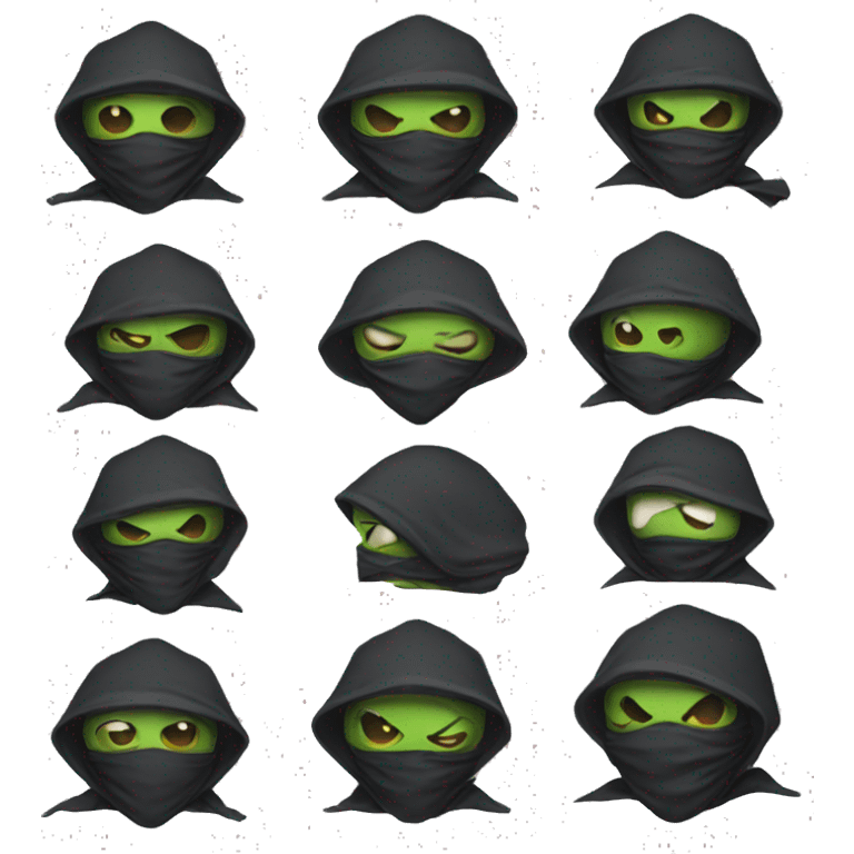 Alien ninja emoji