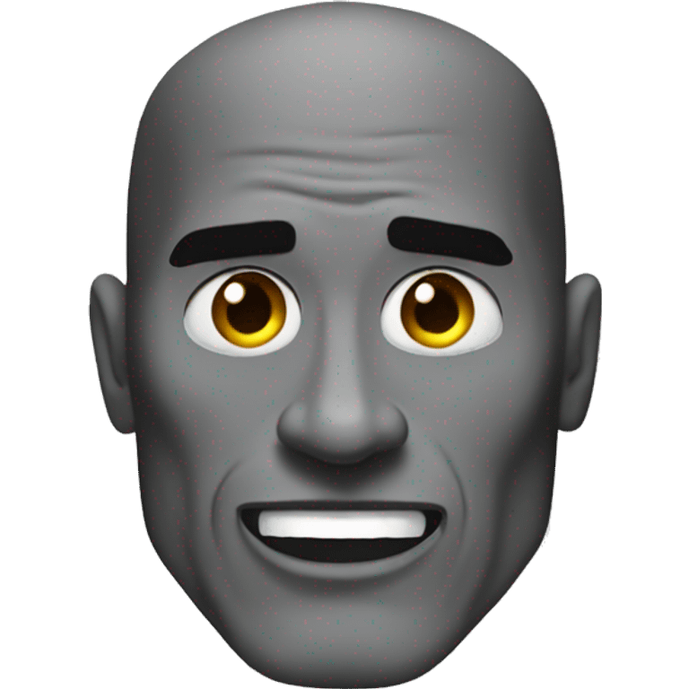 the rock robot emoji