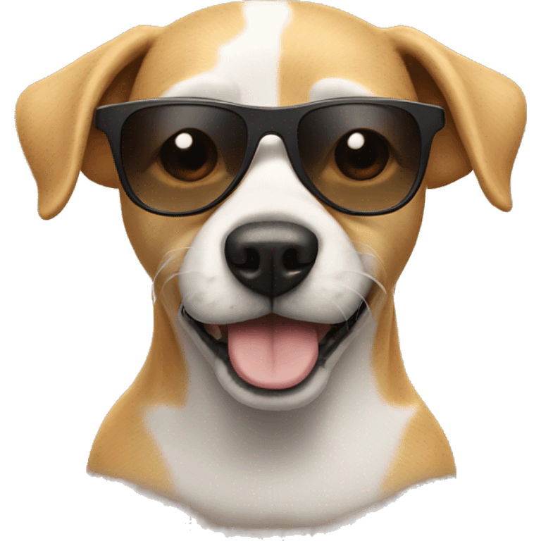 dog with sunglasses emoji