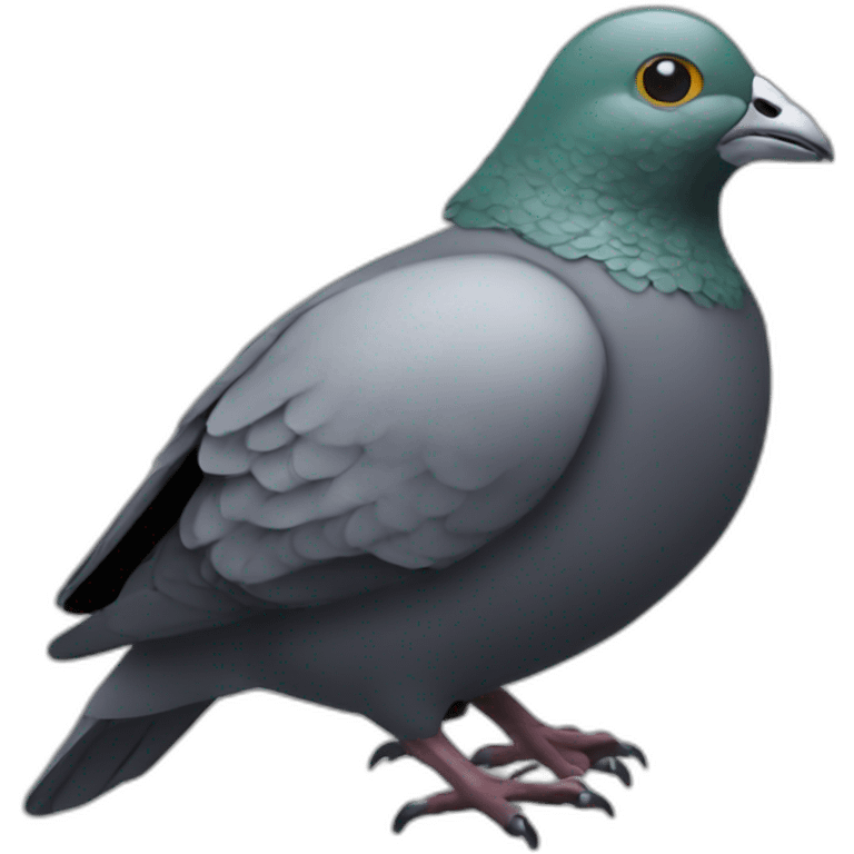 biker helmet pigeon style emoji