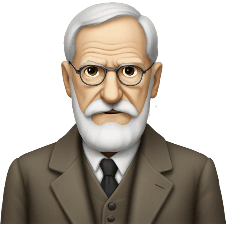 sigmund freud with suite emoji