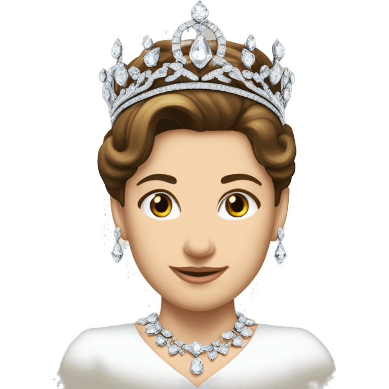 royal dainty jeweled british diamond tiara only emoji