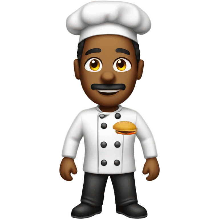 Burger time video game chef emoji