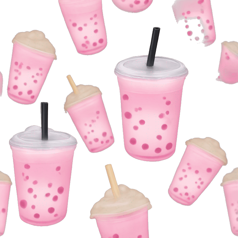 Light pink bubble tea emoji