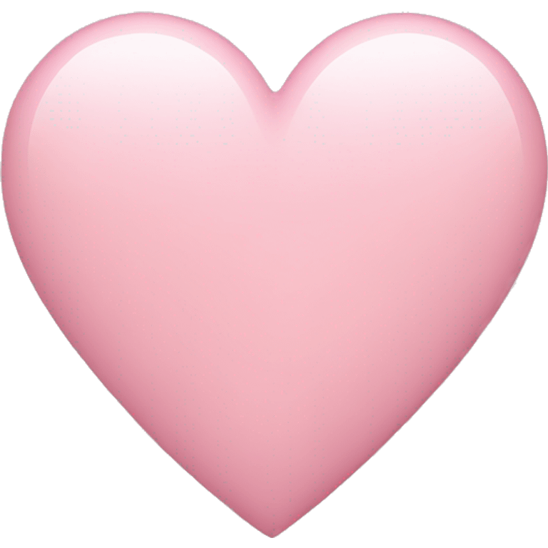 light pink heart emoji