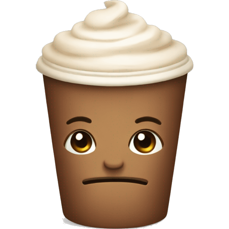 Cute coffee emoji