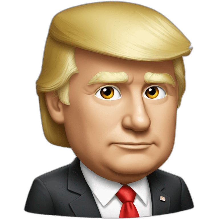 Vladimir Poutine avec trump emoji