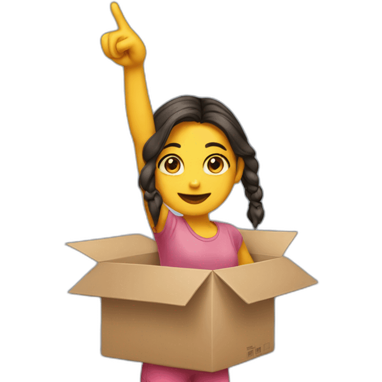 girl-pointing-to-a-box emoji