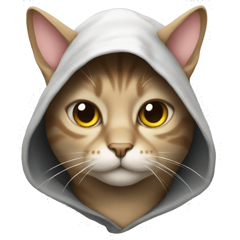 cat with hood emoji