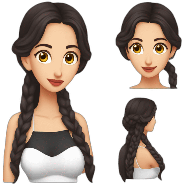 nora fatehi  emoji