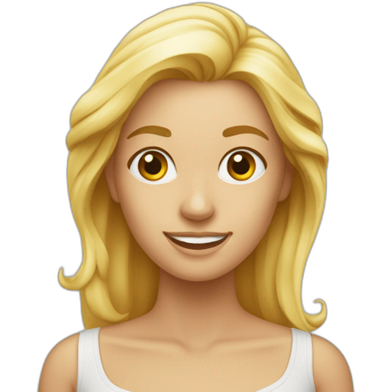 Blonde à l’île Maurice  emoji