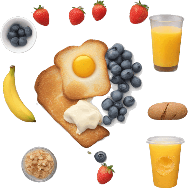 healthy breakfast  emoji