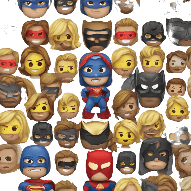 superhero emoji