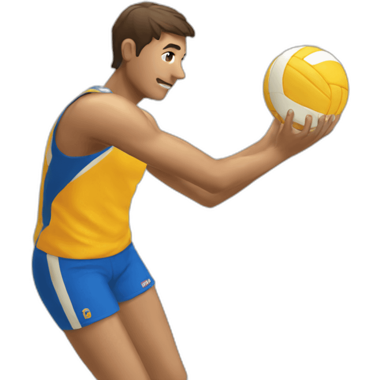 Voley player ok emoji