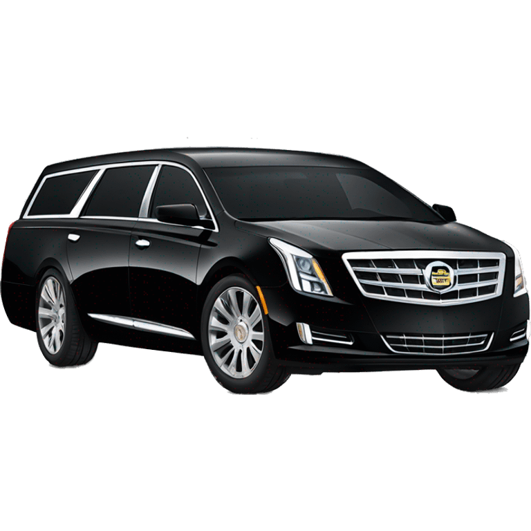 2013 Cadillac XTS hearse emoji