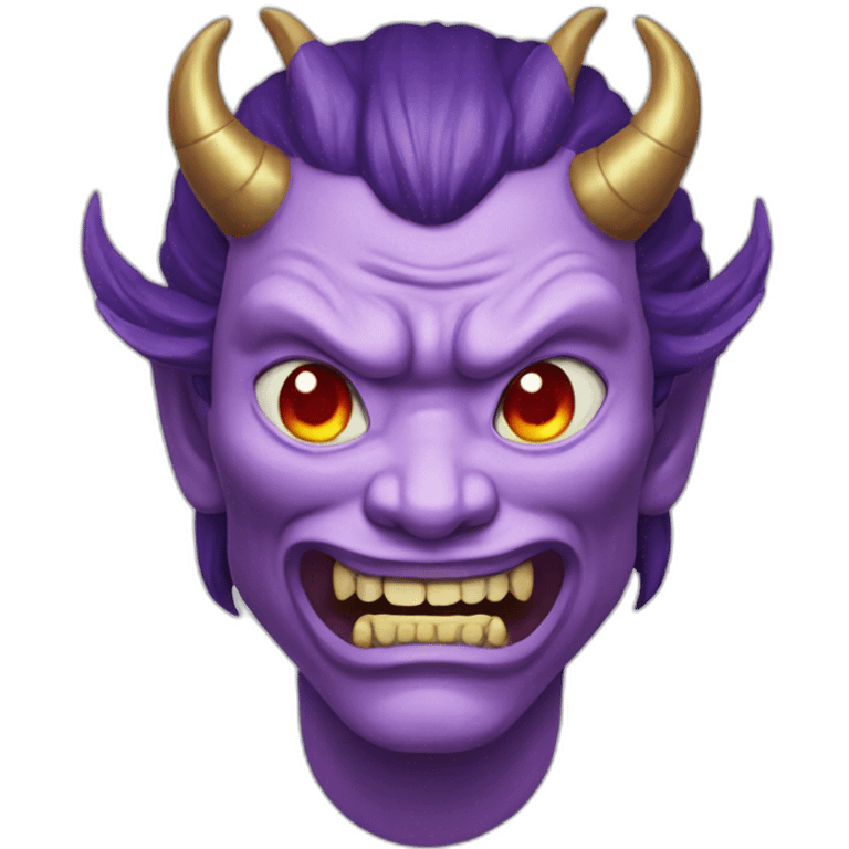 Japonese purple demon emoji