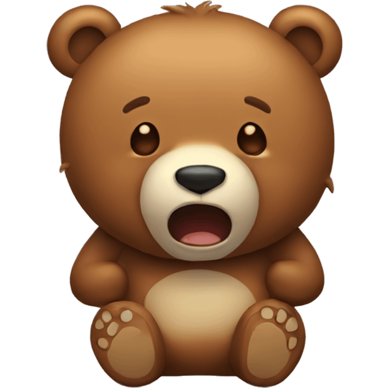 Bear in pain emoji